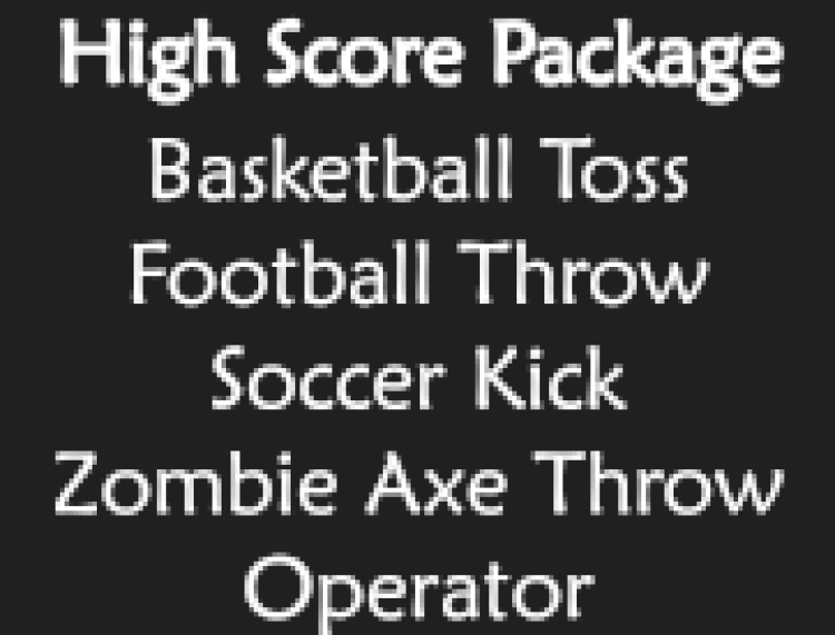 High Score Package (Axe Throw)