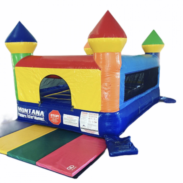 Indoor Bounce House - Rainbow